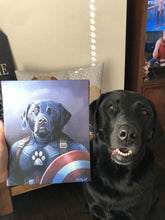 Load image into Gallery viewer, &quot;The Patriot&quot; - Painted Paw Pawtrait
